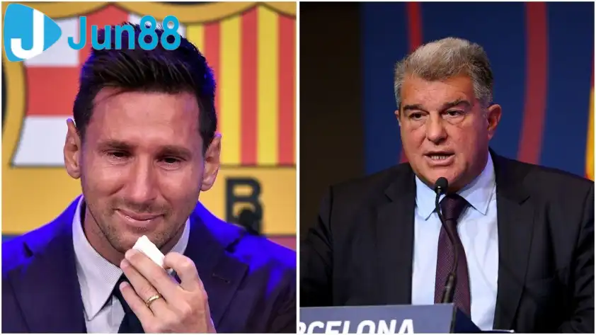 Messi chỉ trích chủ tịch Joan Laporta vì đã khiến anh rời Barcelona Messi chỉ trích chủ tịch Joan Laporta vì đã khiến anh rời Barcelona