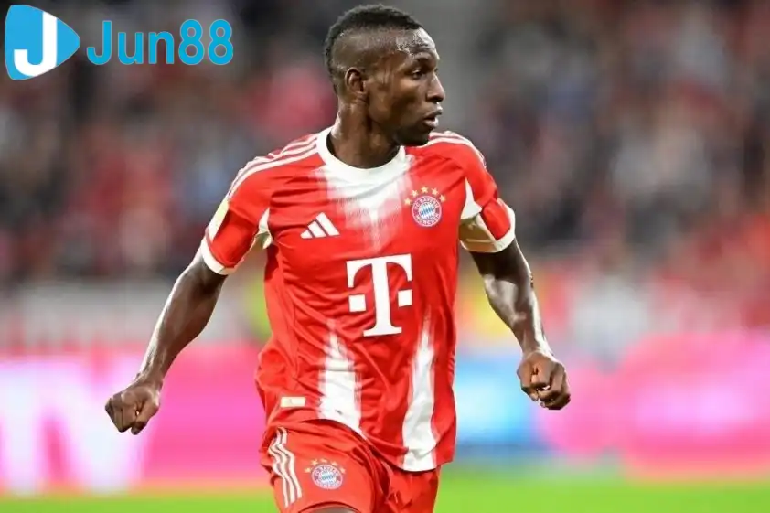 Nicolas Jackson chưa có nhiều thời gian thi đấu tại Bayern (Ảnh: GOAL) Nicolas Jackson chưa có nhiều thời gian thi đấu tại Bayern (Ảnh: GOAL)